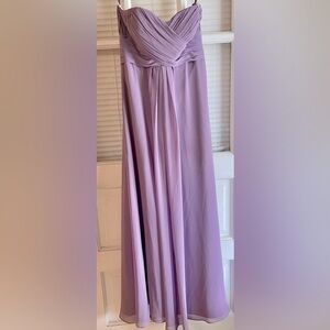 Bridesmaid dress in beautiful light purple. Size 6